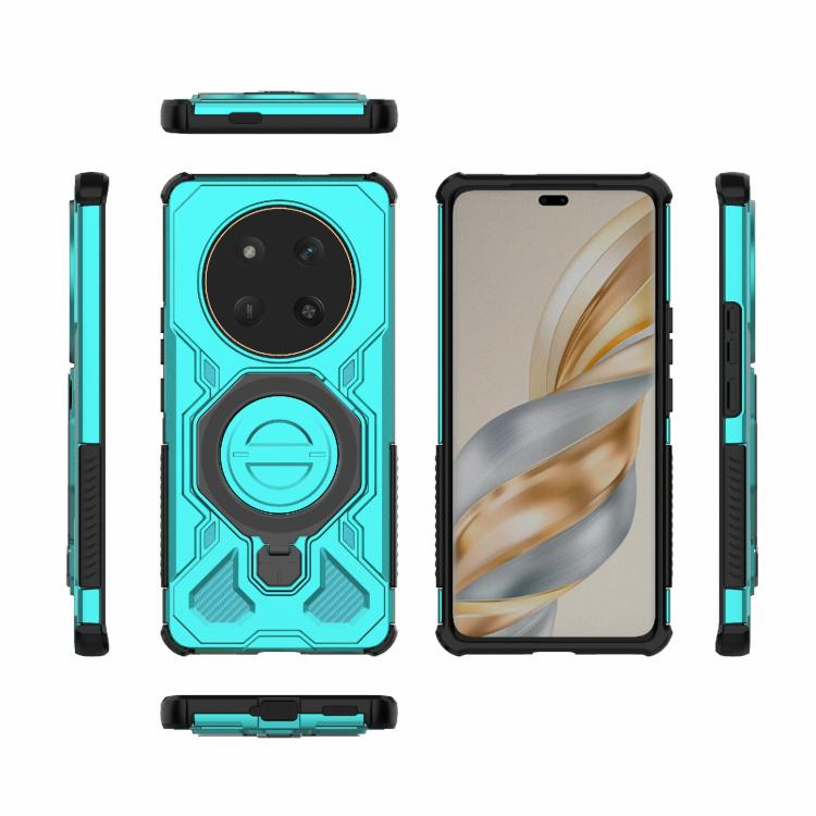 For Honor X60 Pro 5G J-20 Solid Color MagSafe Magnetic TPU+PC Phone Case