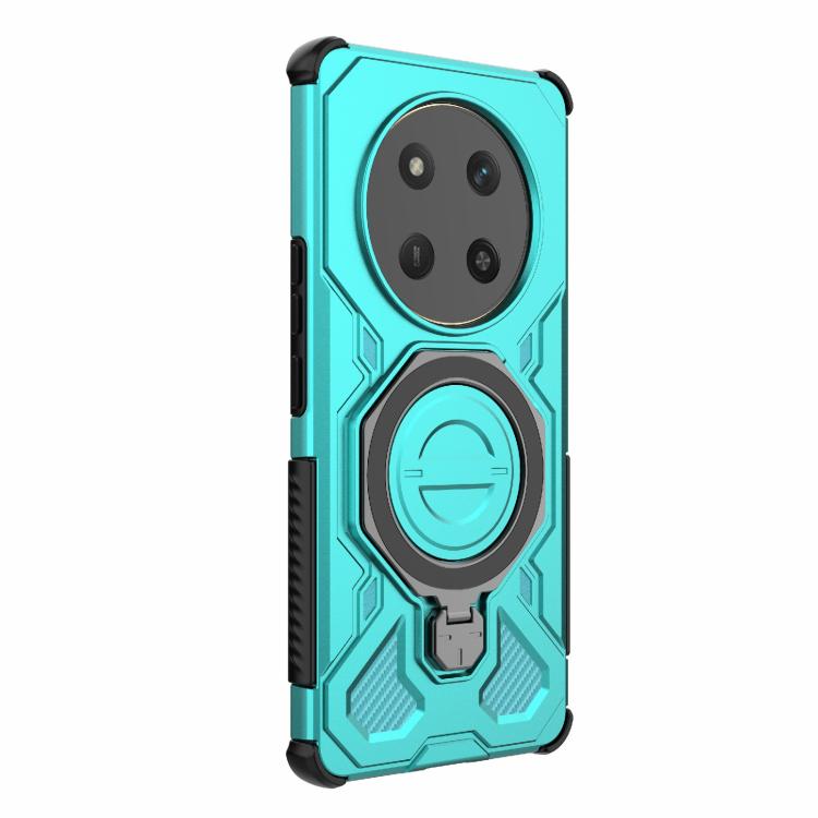 For Honor X60 Pro 5G J-20 Solid Color MagSafe Magnetic TPU+PC Phone Case