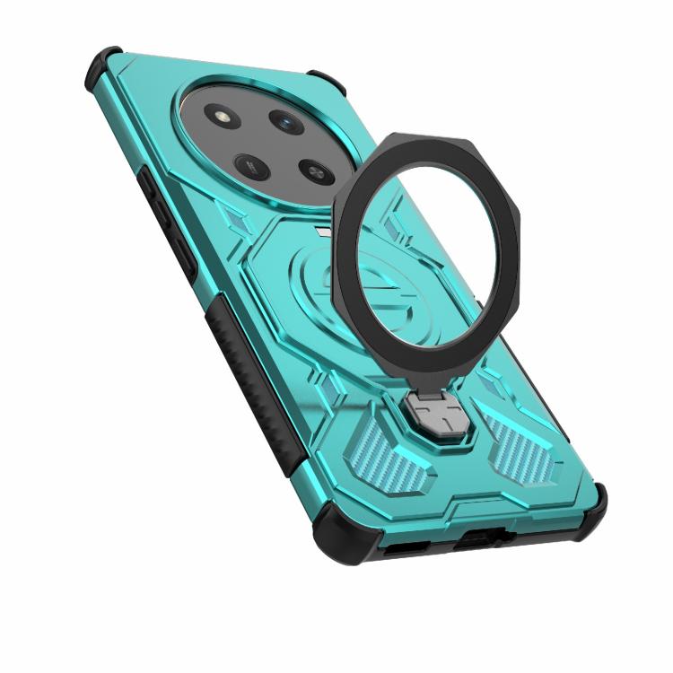 For Honor X60 Pro 5G J-20 Solid Color MagSafe Magnetic TPU+PC Phone Case