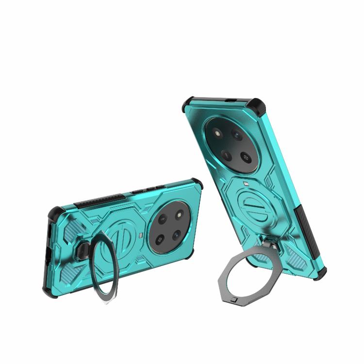 For Honor X60 Pro 5G J-20 Solid Color MagSafe Magnetic TPU+PC Phone Case