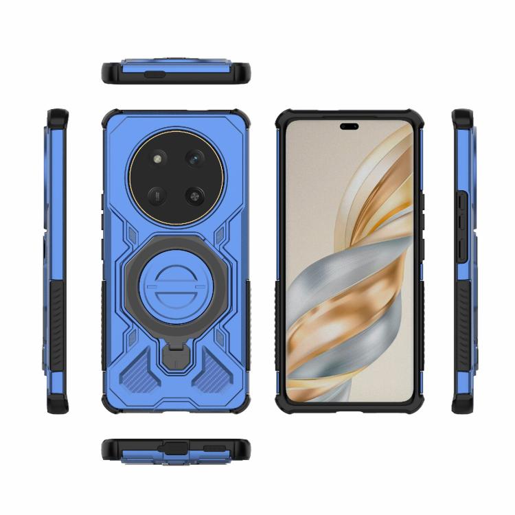 For Honor X60 Pro 5G J-20 Solid Color MagSafe Magnetic TPU+PC Phone Case