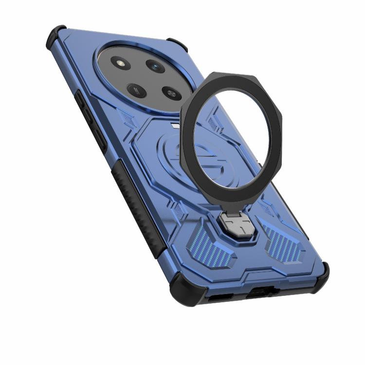For Honor X60 Pro 5G J-20 Solid Color MagSafe Magnetic TPU+PC Phone Case