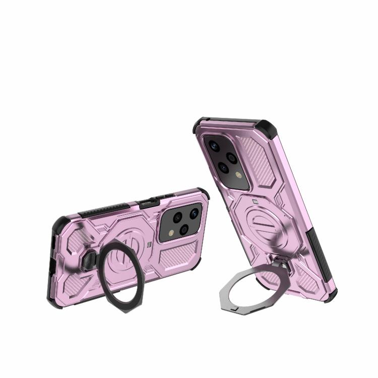 For Honor 200 Lite 5G Global J-20 Solid Color MagSafe Magnetic TPU+PC Phone Case