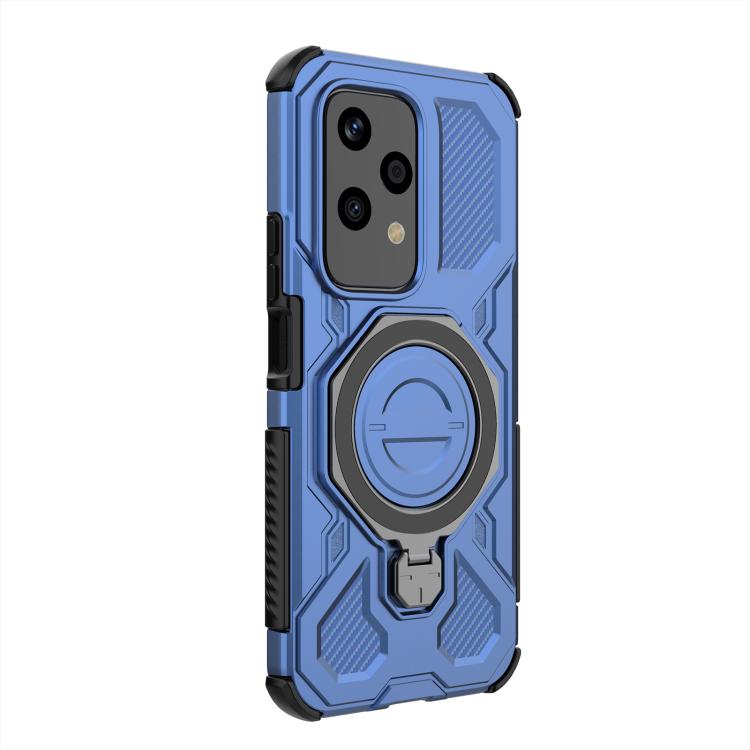 For Honor 200 Lite 5G Global J-20 Solid Color MagSafe Magnetic TPU+PC Phone Case