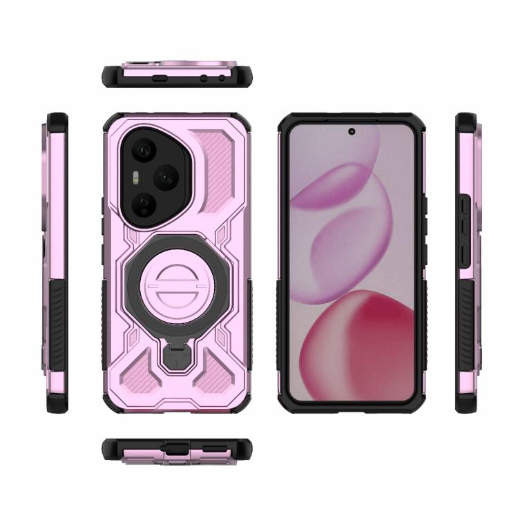 For Honor 400 Pro 5G Global 160.8mm J-20 Solid Color MagSafe Magnetic TPU+PC Phone Case