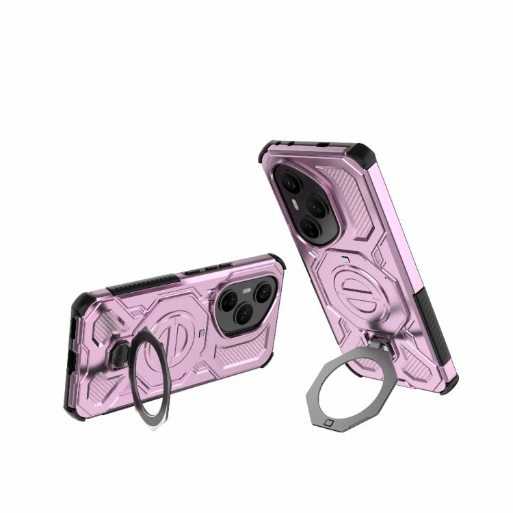 For Honor 400 Pro 5G Global 160.8mm J-20 Solid Color MagSafe Magnetic TPU+PC Phone Case