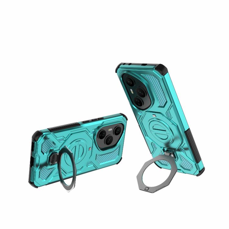 For Honor 400 Pro 5G Global 160.8mm J-20 Solid Color MagSafe Magnetic TPU+PC Phone Case