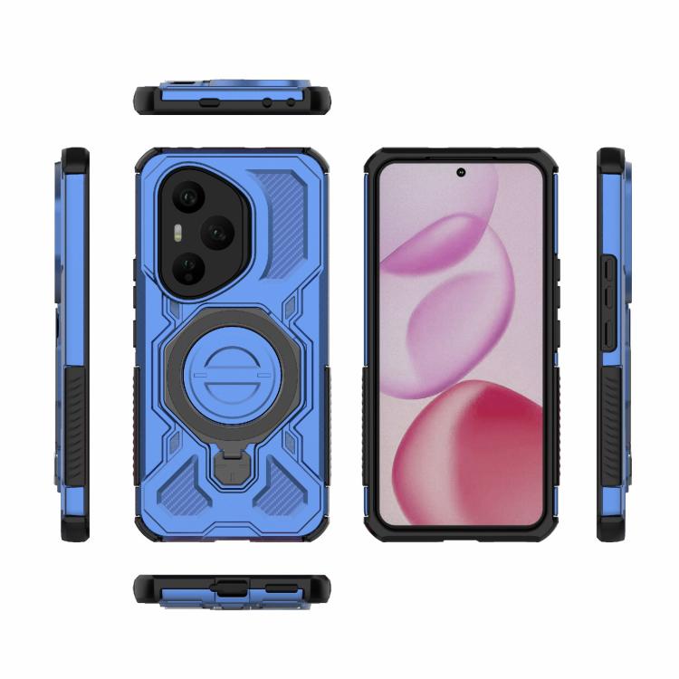 For Honor 400 Pro 5G Global 160.8mm J-20 Solid Color MagSafe Magnetic TPU+PC Phone Case