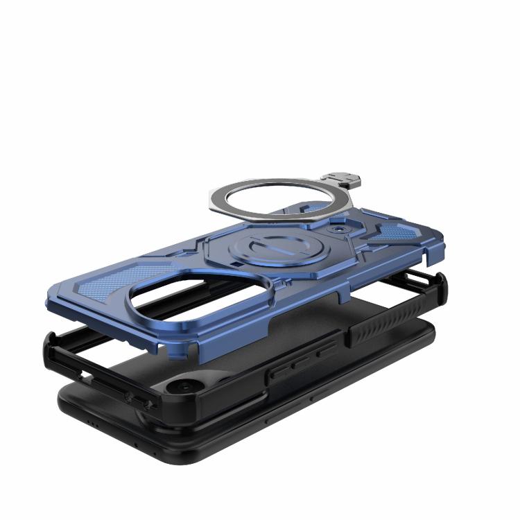 For Honor 400 Pro 5G Global 160.8mm J-20 Solid Color MagSafe Magnetic TPU+PC Phone Case