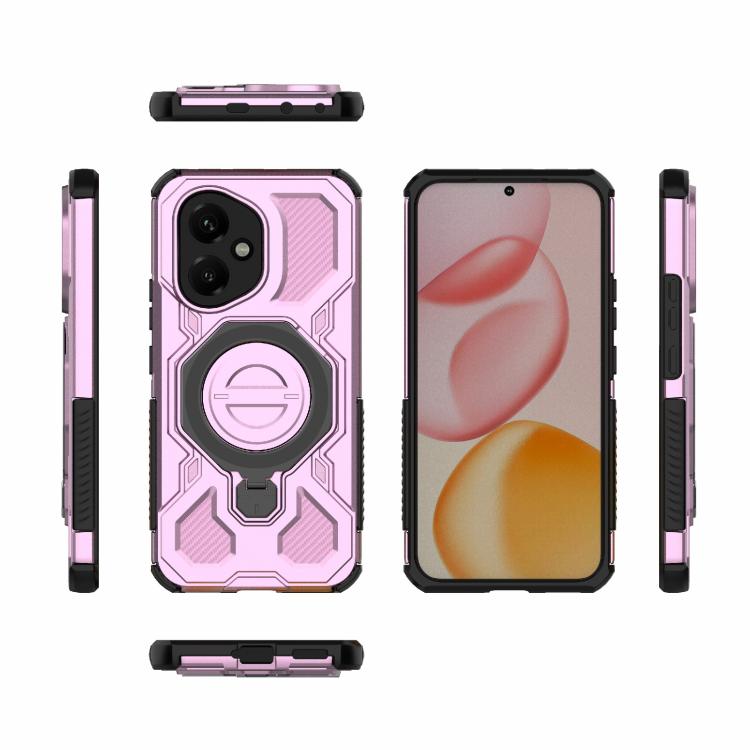 For Honor 400 5G Global 156.5mm J-20 Solid Color MagSafe Magnetic TPU+PC Phone Case