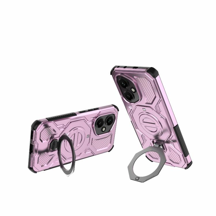 For Honor 400 5G Global 156.5mm J-20 Solid Color MagSafe Magnetic TPU+PC Phone Case