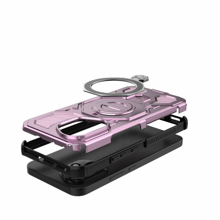 For Honor 400 5G Global 156.5mm J-20 Solid Color MagSafe Magnetic TPU+PC Phone Case