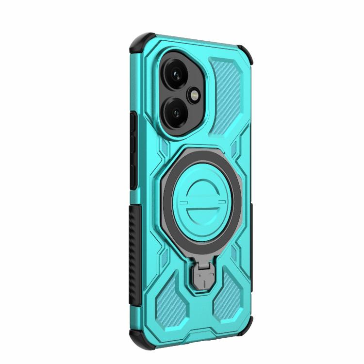 For Honor 400 5G Global 156.5mm J-20 Solid Color MagSafe Magnetic TPU+PC Phone Case