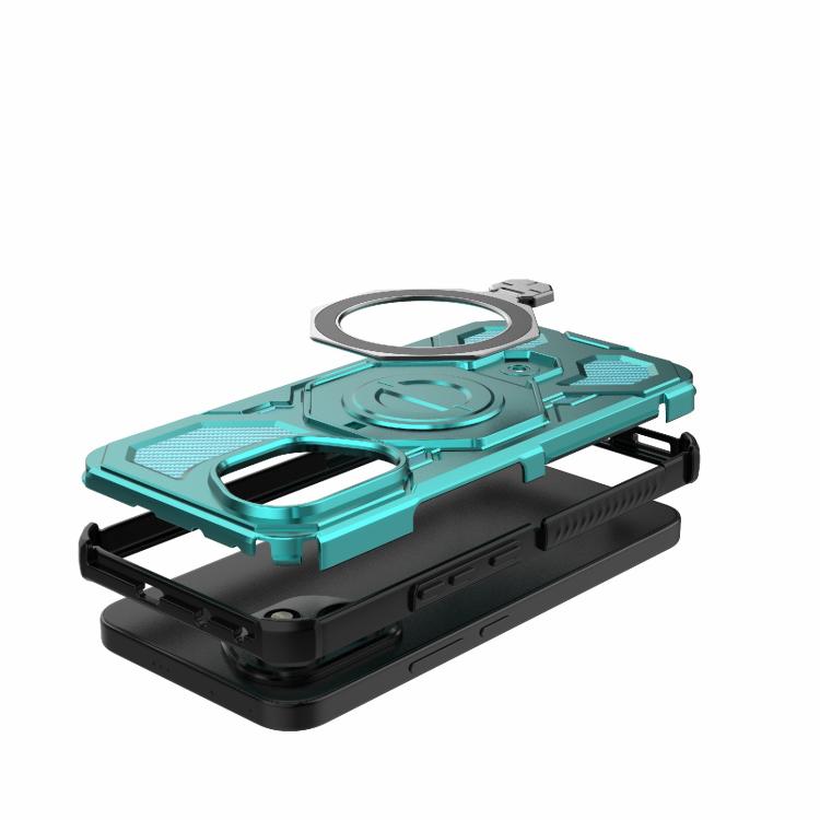 For Honor 400 5G Global 156.5mm J-20 Solid Color MagSafe Magnetic TPU+PC Phone Case
