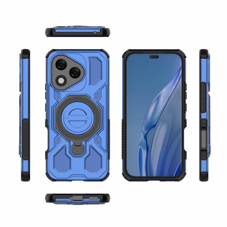 For Honor 400 Lite 5G Global J-20 Solid Color MagSafe Magnetic TPU+PC Phone Case