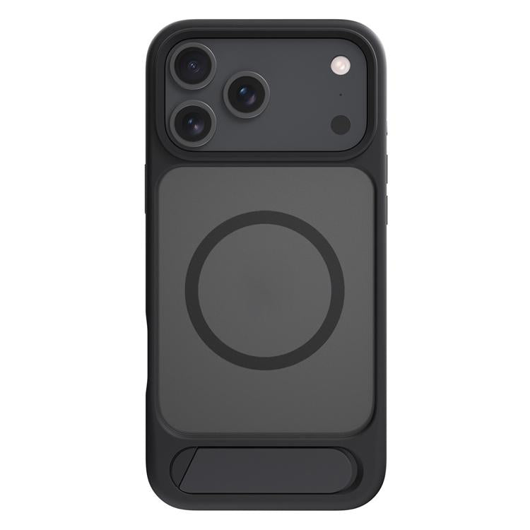 For iPhone 17 Pro Kalebol MagSafe Invisible Tilt Holder PC Hybrid TPU Case