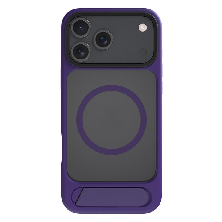 For iPhone 17 Pro Kalebol MagSafe Invisible Tilt Holder PC Hybrid TPU Case