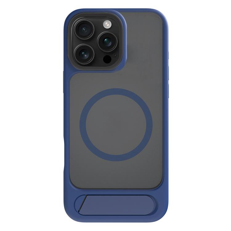 For iPhone 16 Pro Max Kalebol MagSafe Invisible Tilt Holder PC Hybrid TPU Case