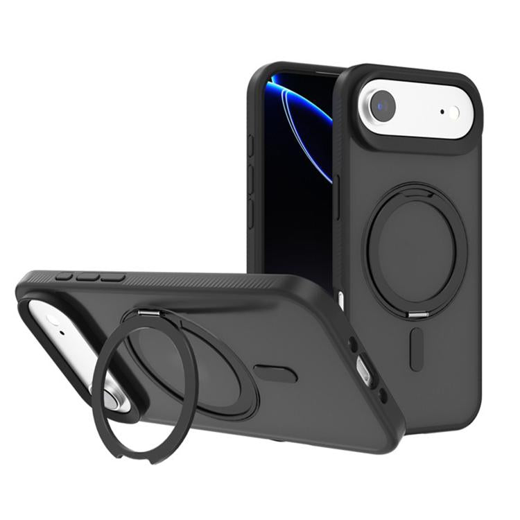 For iPhone Air Kalebol Rotating Holder MagSafe PC Hybrid TPU Phone Case