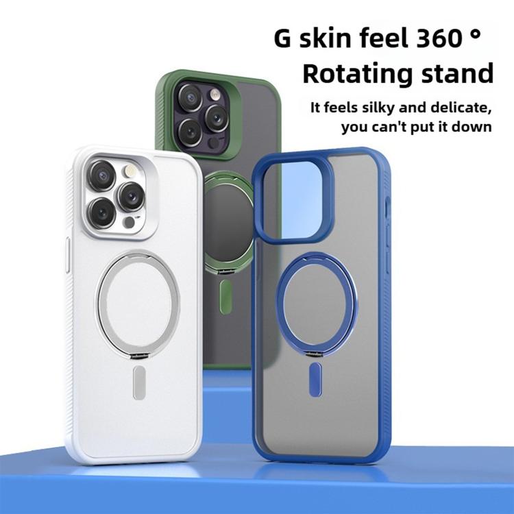 For iPhone 17 Pro Max Kalebol Rotating Holder MagSafe PC Hybrid TPU Phone Case
