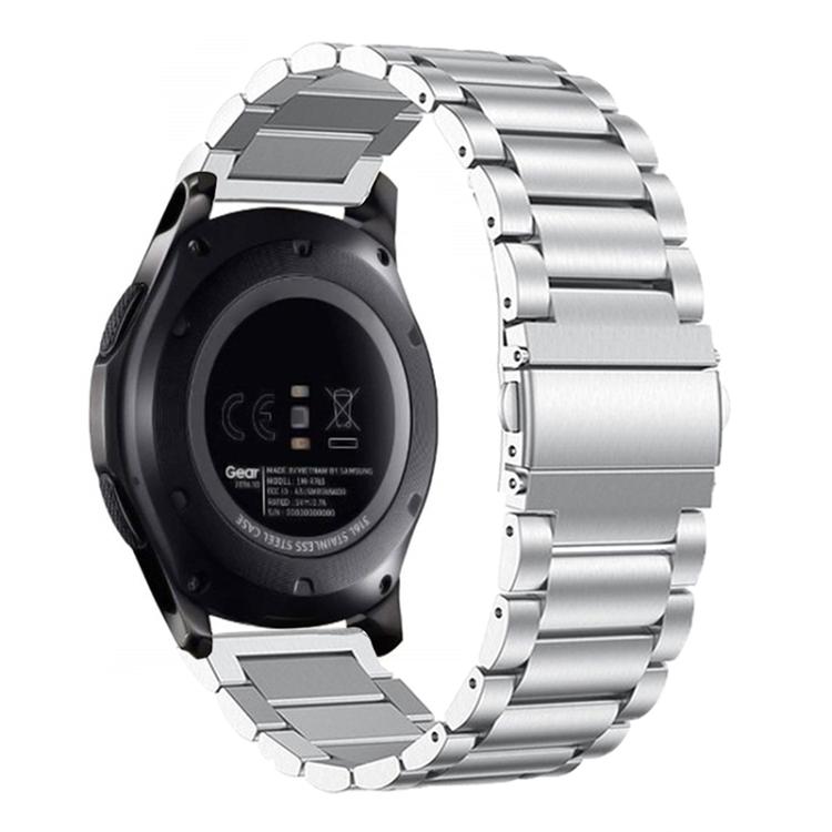 24mm Three Beads Flat Buckle Titanium Alloy Watch Band