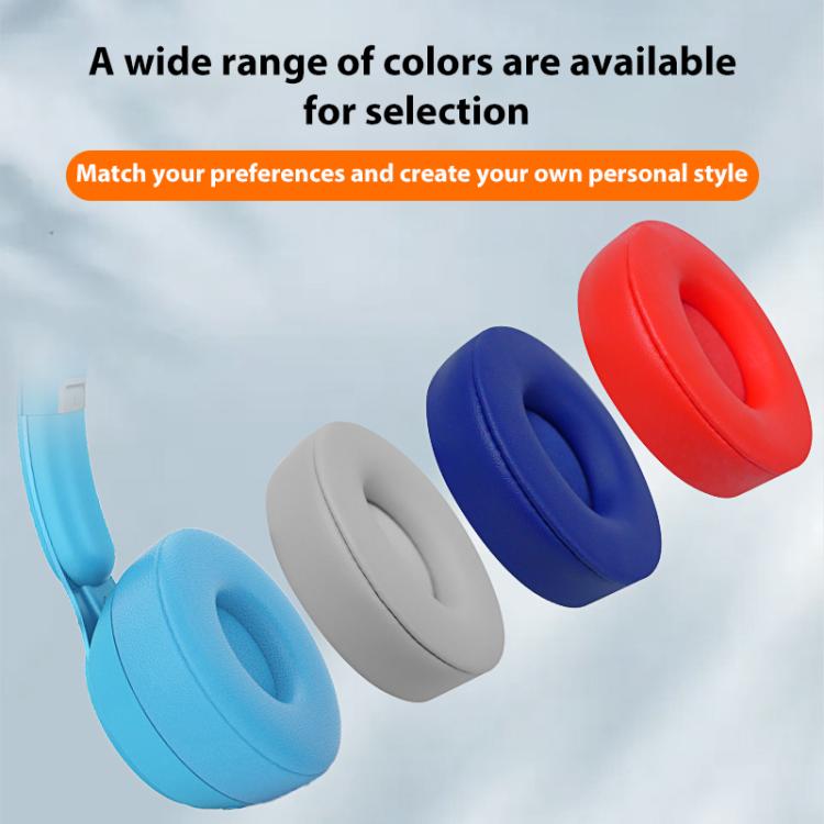 1 Pair Protein Leather Replacement Earpads For Beats Solo Pro
