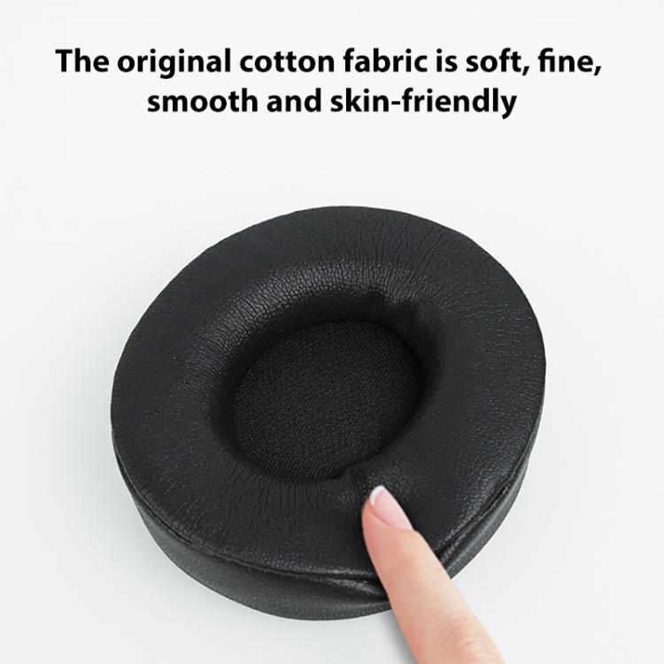 1 Pair Protein Leather Replacement Earpads For Beats Solo Pro