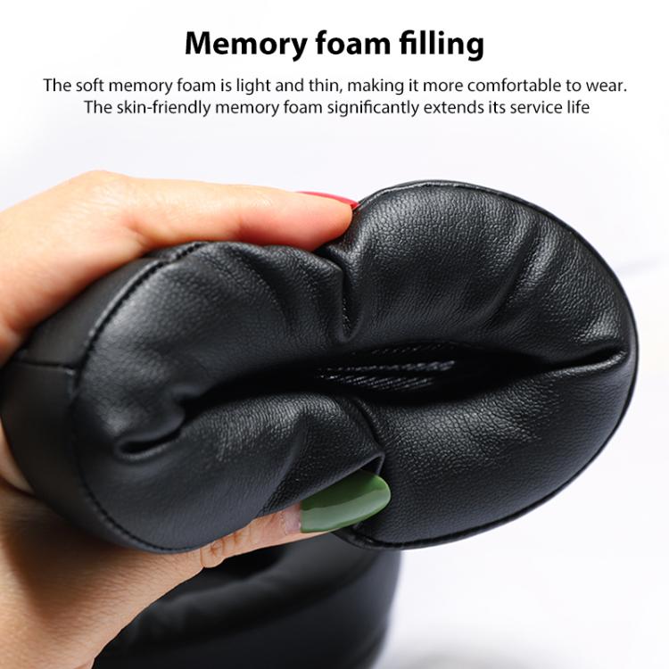 2pcs Protein Leather Replacement Earpads For EDIFIER G4 Pro - Black