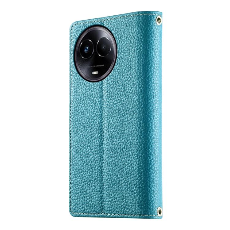 For Realme 11 5G / 11x / C67 5G / Narzo 60x Stitching Multi-card Zipper Wallet Leather Phone Case with Short Strap