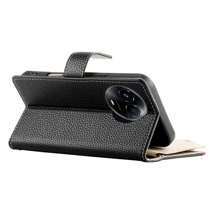 For Realme 11 5G / 11x / C67 5G / Narzo 60x Stitching Multi-card Zipper Wallet Leather Phone Case with Short Strap