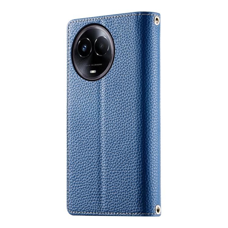 For Realme 11 5G / 11x / C67 5G / Narzo 60x Stitching Multi-card Zipper Wallet Leather Phone Case with Short Strap