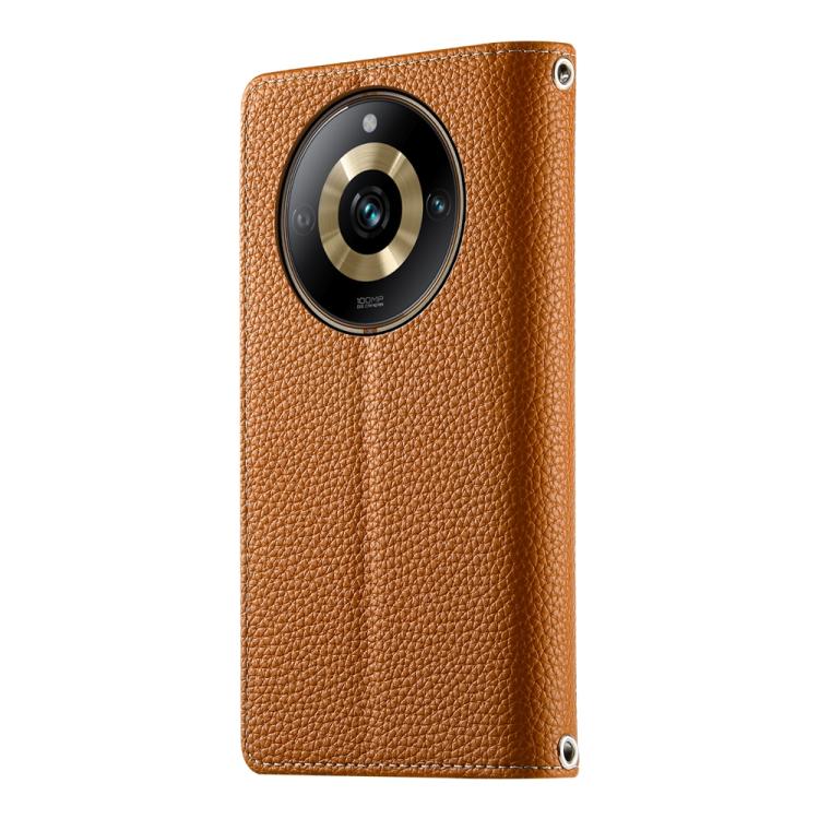 For Realme 11 Pro / 11 Pro+ Stitching Multi-card Zipper Wallet Leather Phone Case with Short Strap