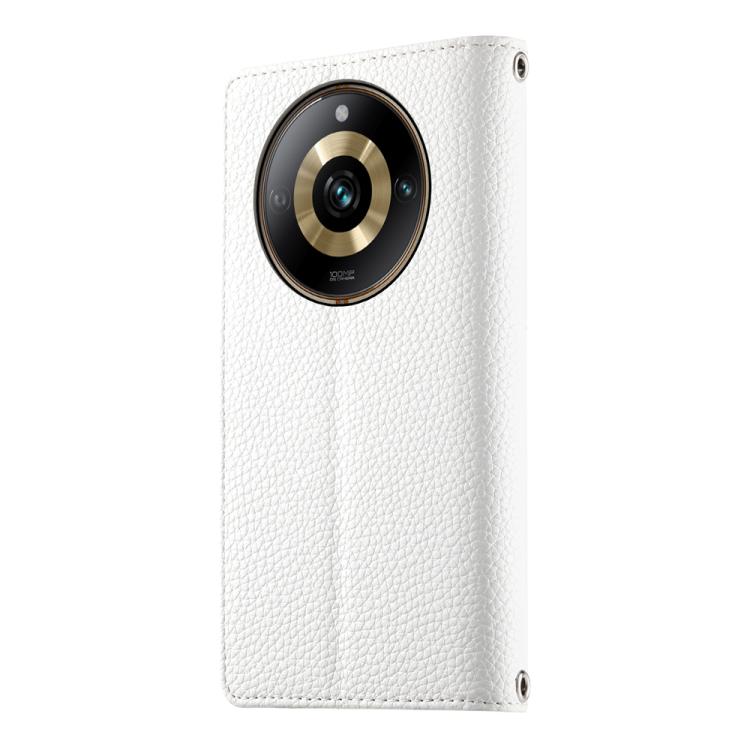 For Realme 11 Pro / 11 Pro+ Stitching Multi-card Zipper Wallet Leather Phone Case with Short Strap