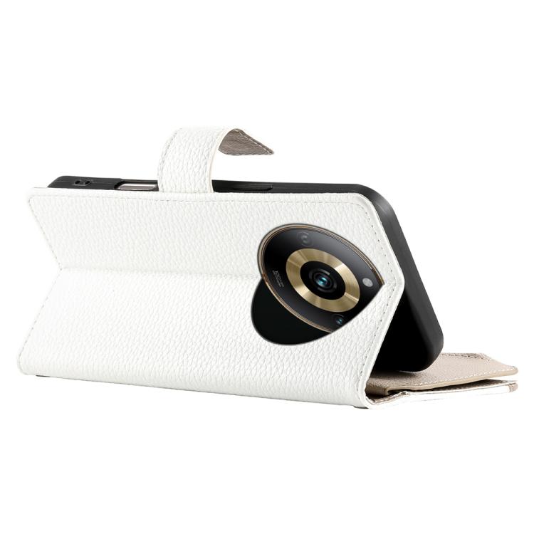 For Realme 11 Pro / 11 Pro+ Stitching Multi-card Zipper Wallet Leather Phone Case with Short Strap