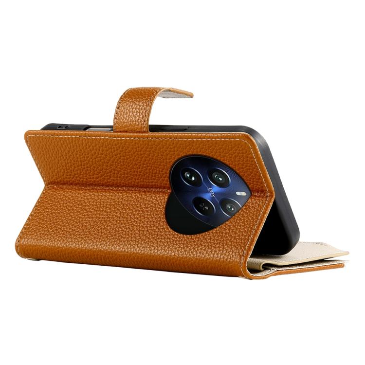 For Realme 12 Pro / 12 Pro+ Stitching Multi-card Zipper Wallet Leather Phone Case with Short Strap
