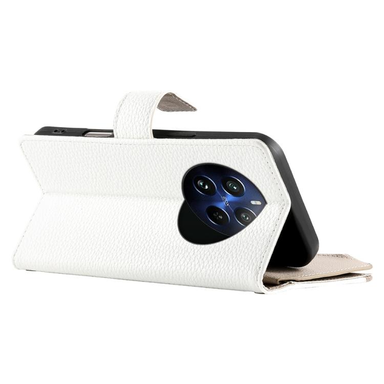 For Realme 12 Pro / 12 Pro+ Stitching Multi-card Zipper Wallet Leather Phone Case with Short Strap
