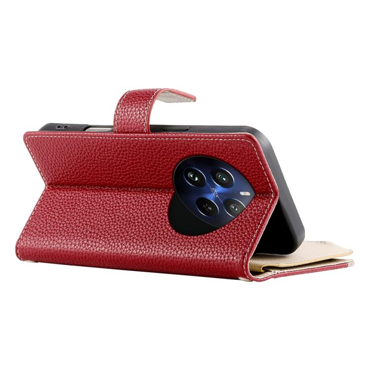 For Realme 12 Pro / 12 Pro+ Stitching Multi-card Zipper Wallet Leather Phone Case with Short Strap
