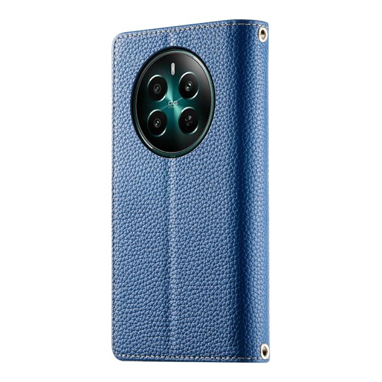 For Realme 13 4G / 12 4G / 12+ 5G / Narzo 70 Stitching Multi-card Zipper Wallet Leather Phone Case with Short Strap