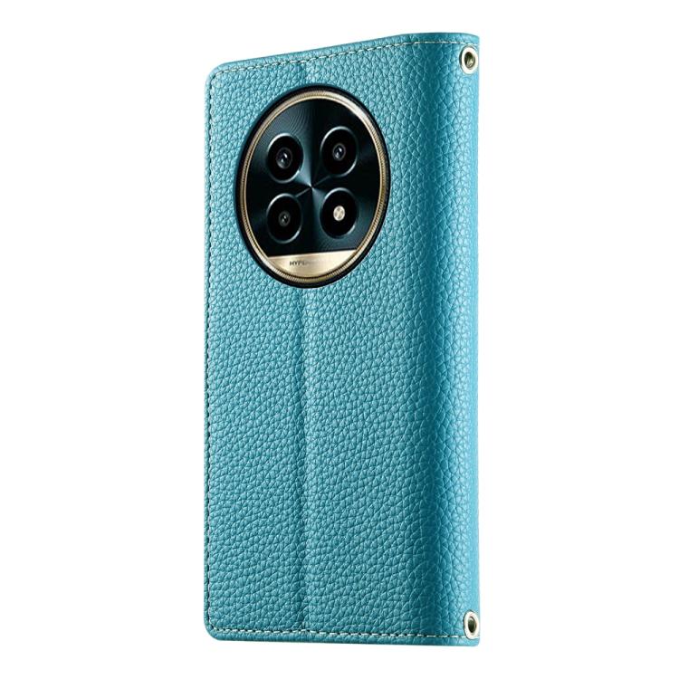 For Realme 13 Pro / 13 Pro+ Stitching Multi-card Zipper Wallet Leather Phone Case with Short Strap