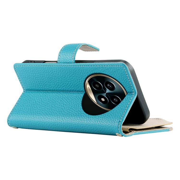For Realme 13 Pro / 13 Pro+ Stitching Multi-card Zipper Wallet Leather Phone Case with Short Strap
