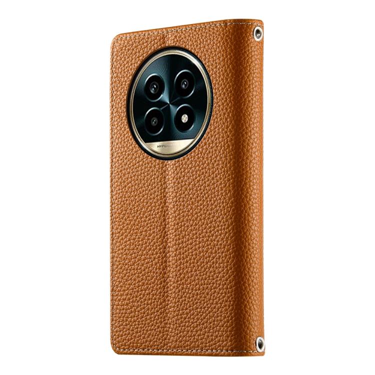 For Realme 13 Pro / 13 Pro+ Stitching Multi-card Zipper Wallet Leather Phone Case with Short Strap