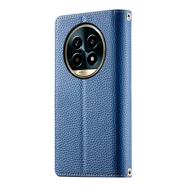 For Realme 13 Pro / 13 Pro+ Stitching Multi-card Zipper Wallet Leather Phone Case with Short Strap