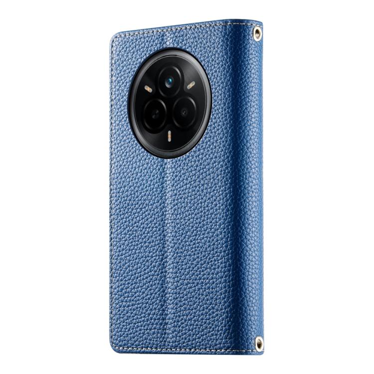 For Realme 14 Pro Stitching Multi-card Zipper Wallet Leather Phone Case with Short Strap