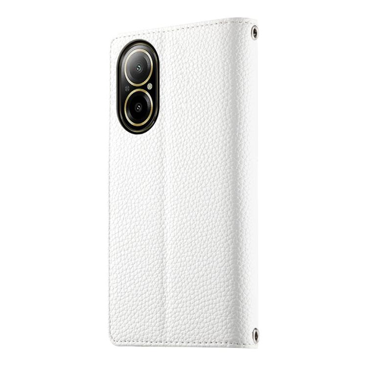 For Realme C67 4G / Realme 12 Lite Global Stitching Multi-card Zipper Wallet Leather Phone Case with Short Strap