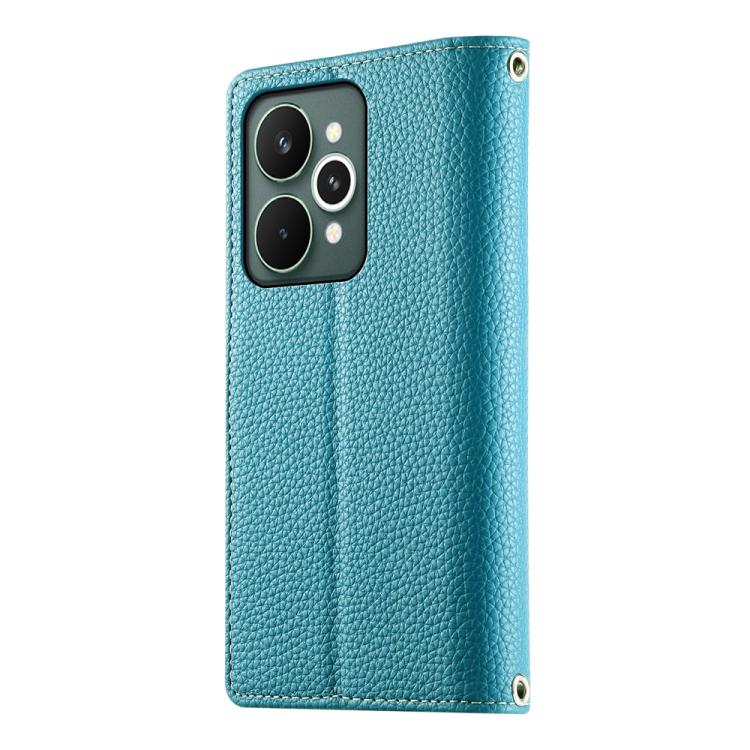 For Realme 15 5G / Realme 15 Pro 5G Stitching Multi-card Zipper Wallet Leather Phone Case with Short Strap