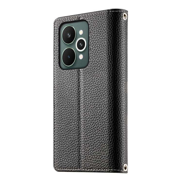For Realme 15 5G / Realme 15 Pro 5G Stitching Multi-card Zipper Wallet Leather Phone Case with Short Strap
