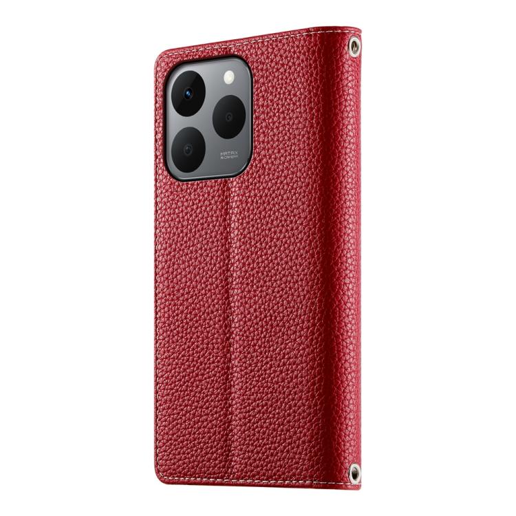 For Realme 15T 5G Stitching Multi-card Zipper Wallet Leather Phone Case with Short Strap