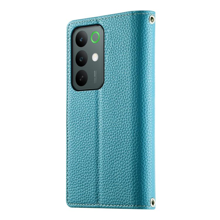 For Realme C83 5G / C85 5G / Realme 15x 5G Stitching Multi-card Zipper Wallet Leather Phone Case with Short Strap