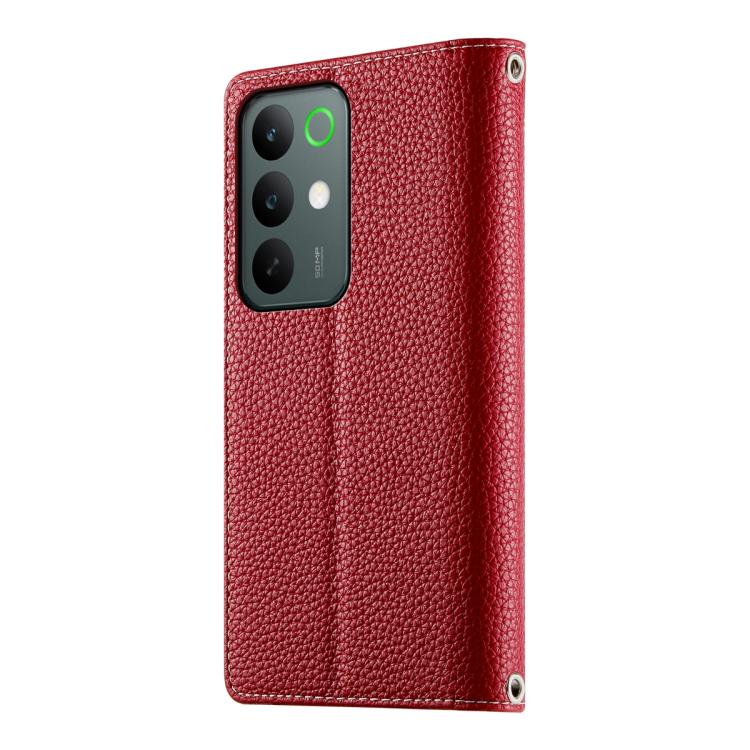 For Realme C85 Pro 4G Stitching Multi-card Zipper Wallet Leather Phone Case with Short Strap