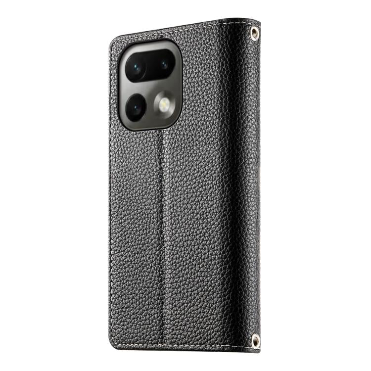 For Realme 16 Pro 5G Stitching Multi-card Zipper Wallet Leather Phone Case with Short Strap